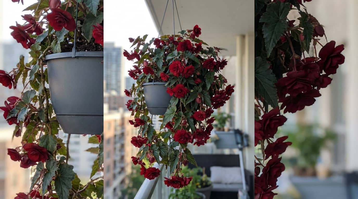 Ампельна бегонія Каскадія