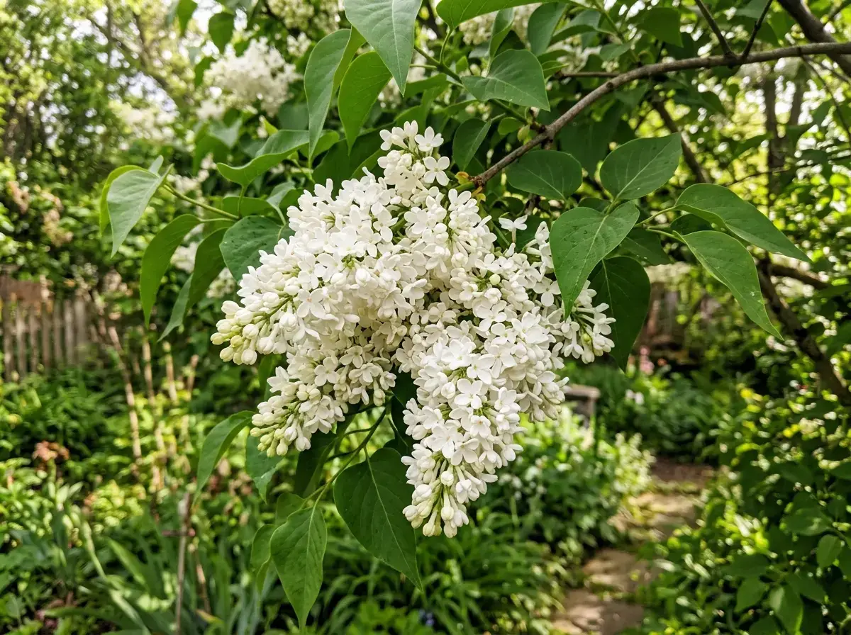 Білий бузок